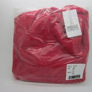 Elila Jacquard Softcup Bra 50G Red Full Coverage Style 1305 NEW